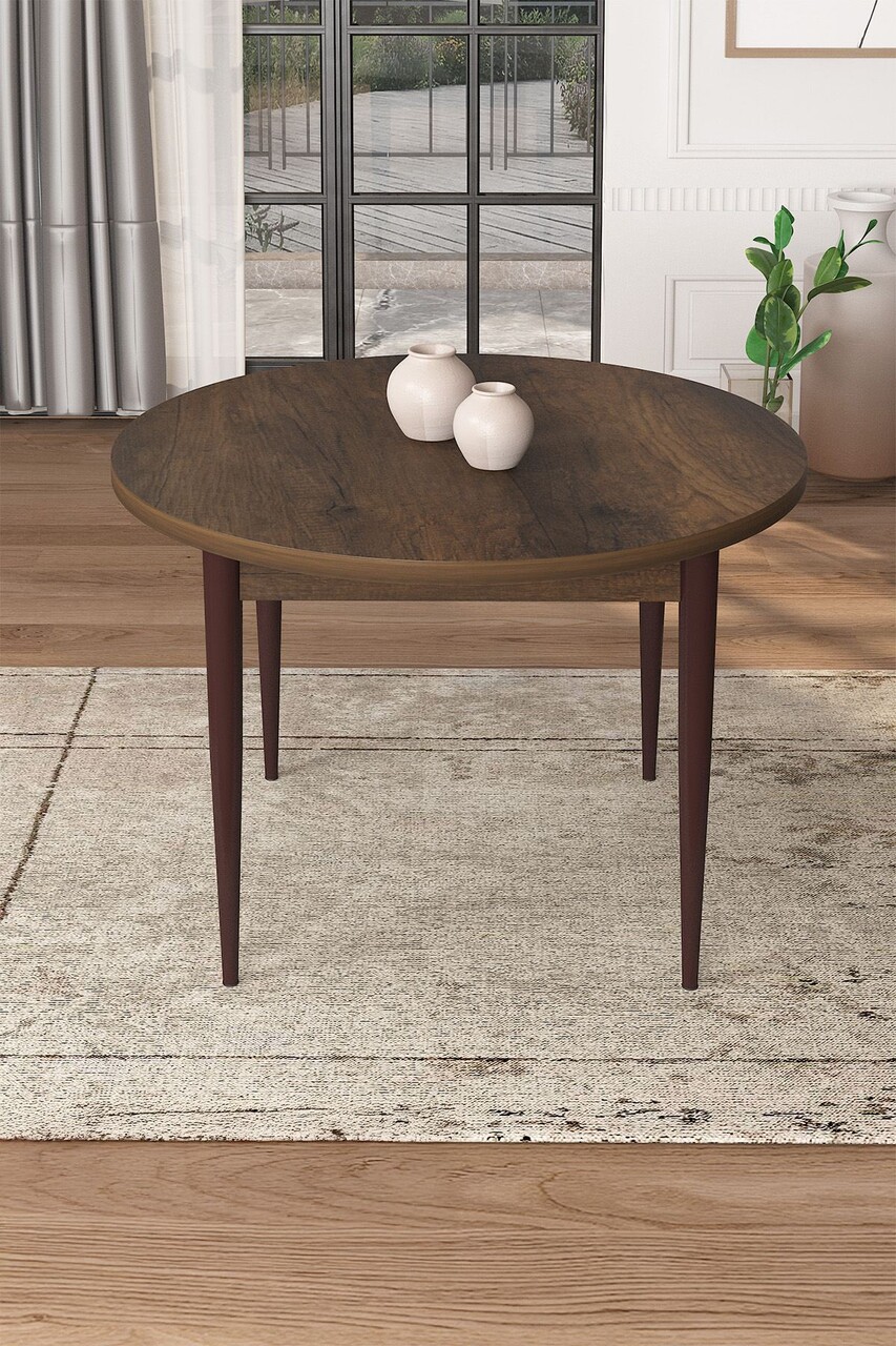 Masa, Hanah Home, Tor, 90x75x90 cm, Baroc / Maro - imagine 4
